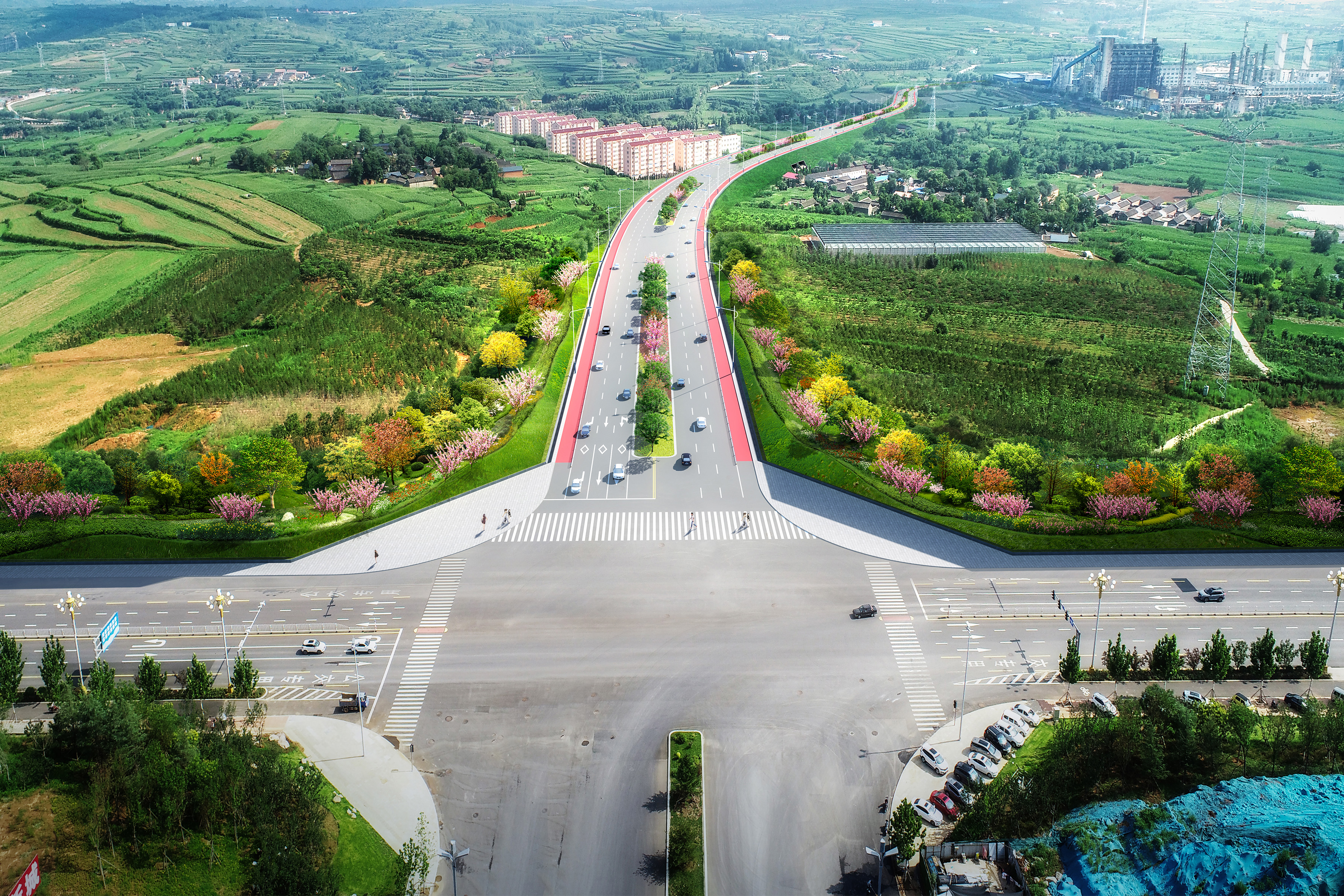 道路工程--晋城市金村大道南延（龙门街-规划红星街东延）道路项目